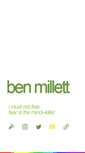 Mobile Screenshot of benmillett.us